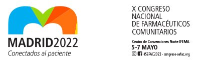 SEFAC 2022 - X Congreso Nacional de Farmacéuticos Comunitarios 2022. 5 al 7 mayo 2022. Madrid